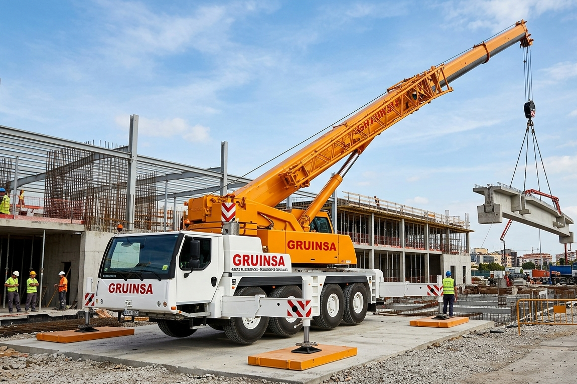 TIPOS DE GRUAS PARA CONSTRUCCIÓN DE PUENTES
